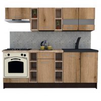 Bucatarie MARINA NEW 220 Wenge / Decor K352